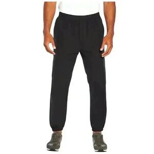 Banana Republic Men's Black Nylon/Spandex Tech Joggers Pants